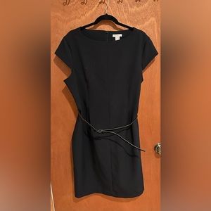 Black H&M dress with belt